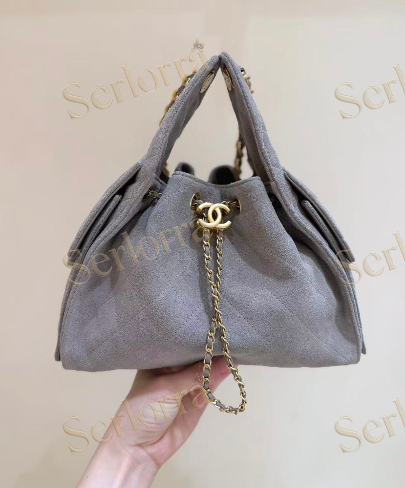 CHANEL MASTER 25 SMALL SUEDED CALFSKIN HANDBAG