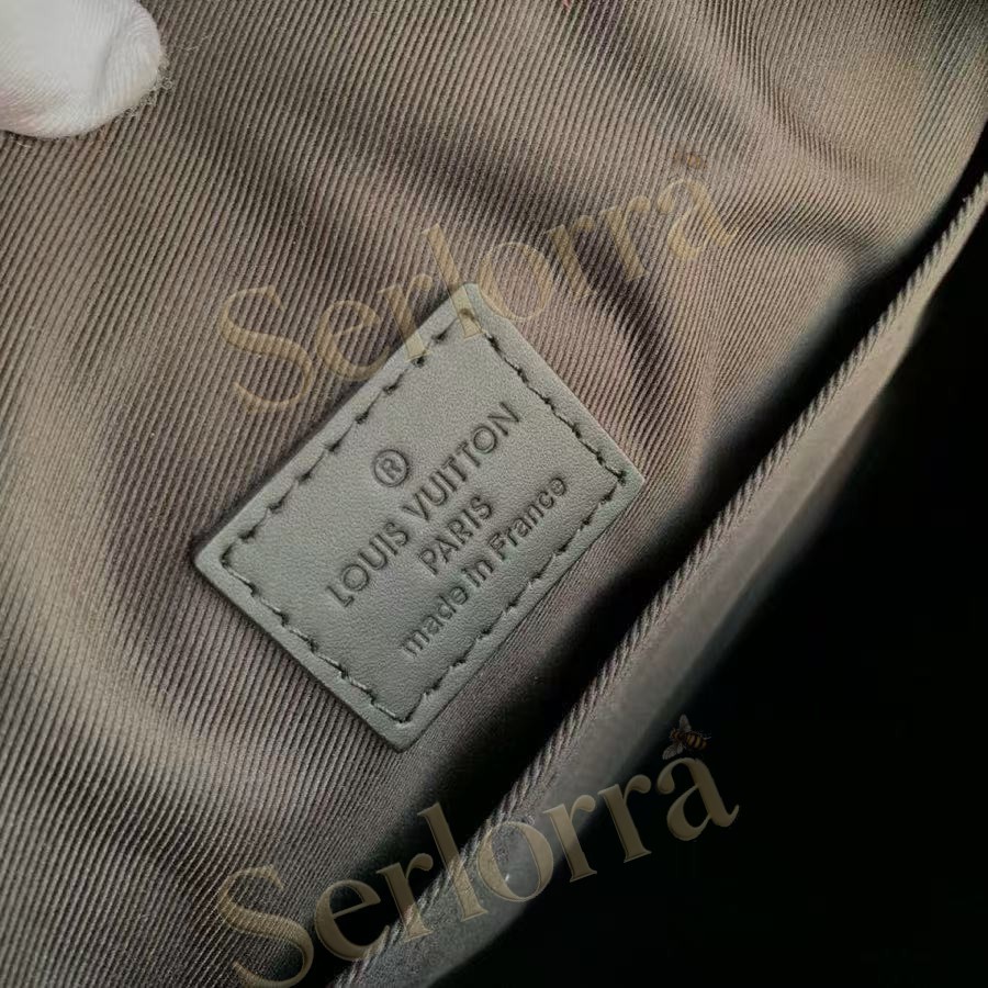 LOUIS VUITTON CAMPUS BACKPACK DAMIER INFINI LEATHER BLACK
