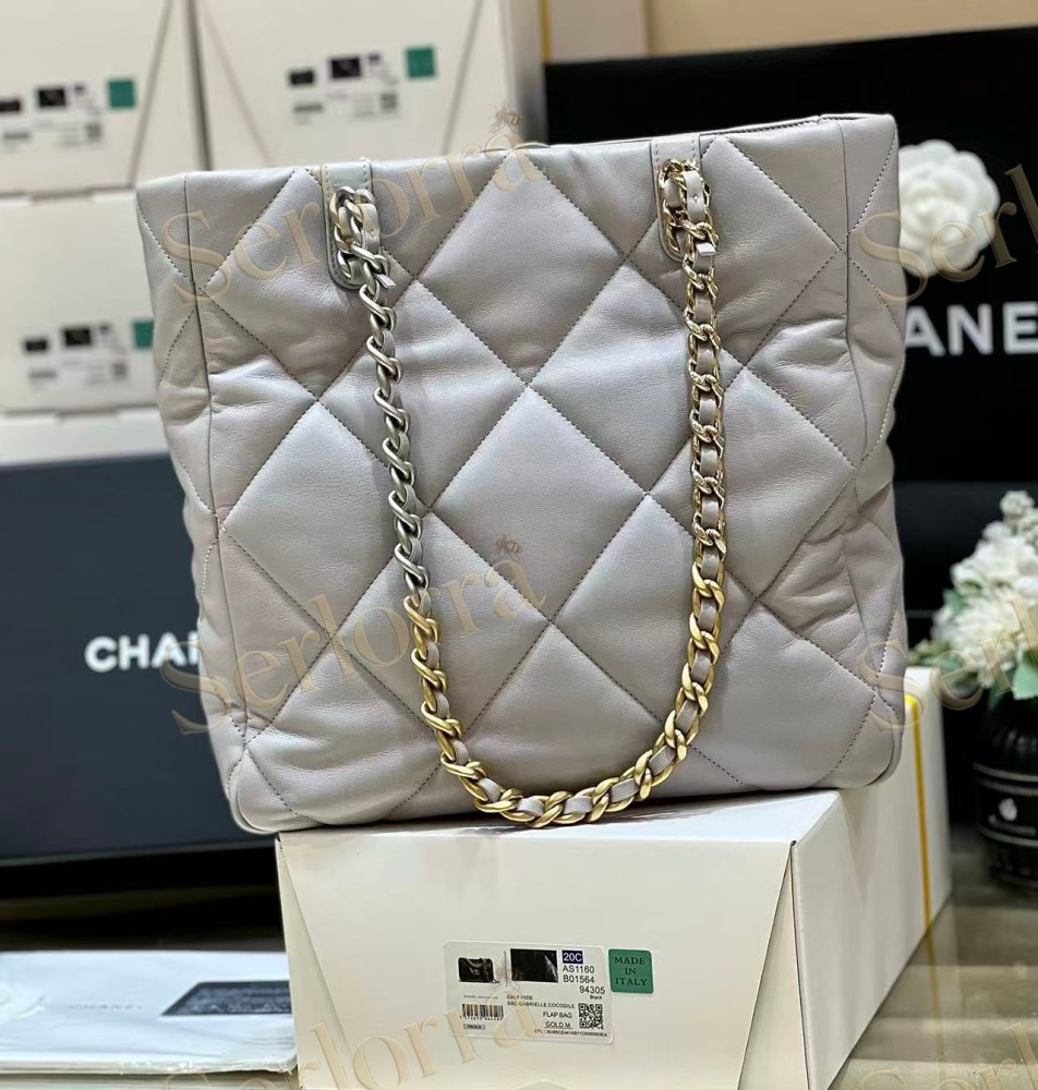 CHANEL MASTER 19 LAMBSKIN SHOPPING BAGS