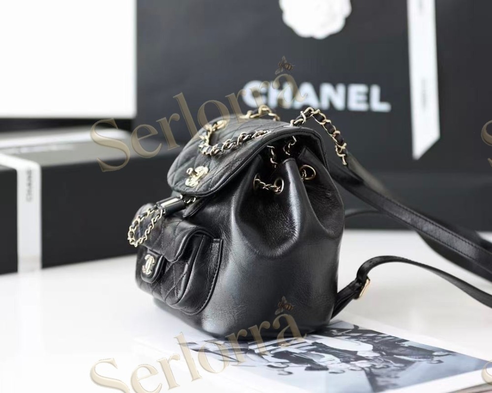 CHANEL MASTER ONDA VERDA CALFSKIN DUMA BACKPACK