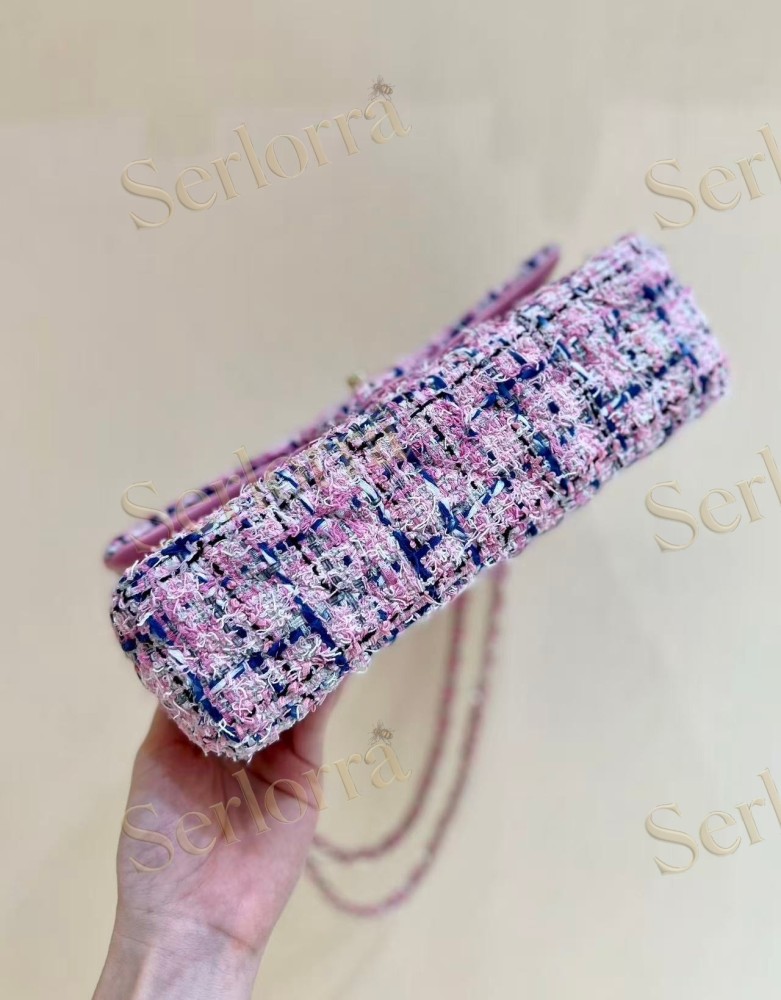 CHANEL MASTER MEDIUM TWEED CLASSIC FLAP