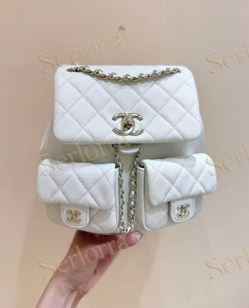 CHANEL MASTER LARGE HAAS GRAINED CALFSKIN DUMA BACKPACK