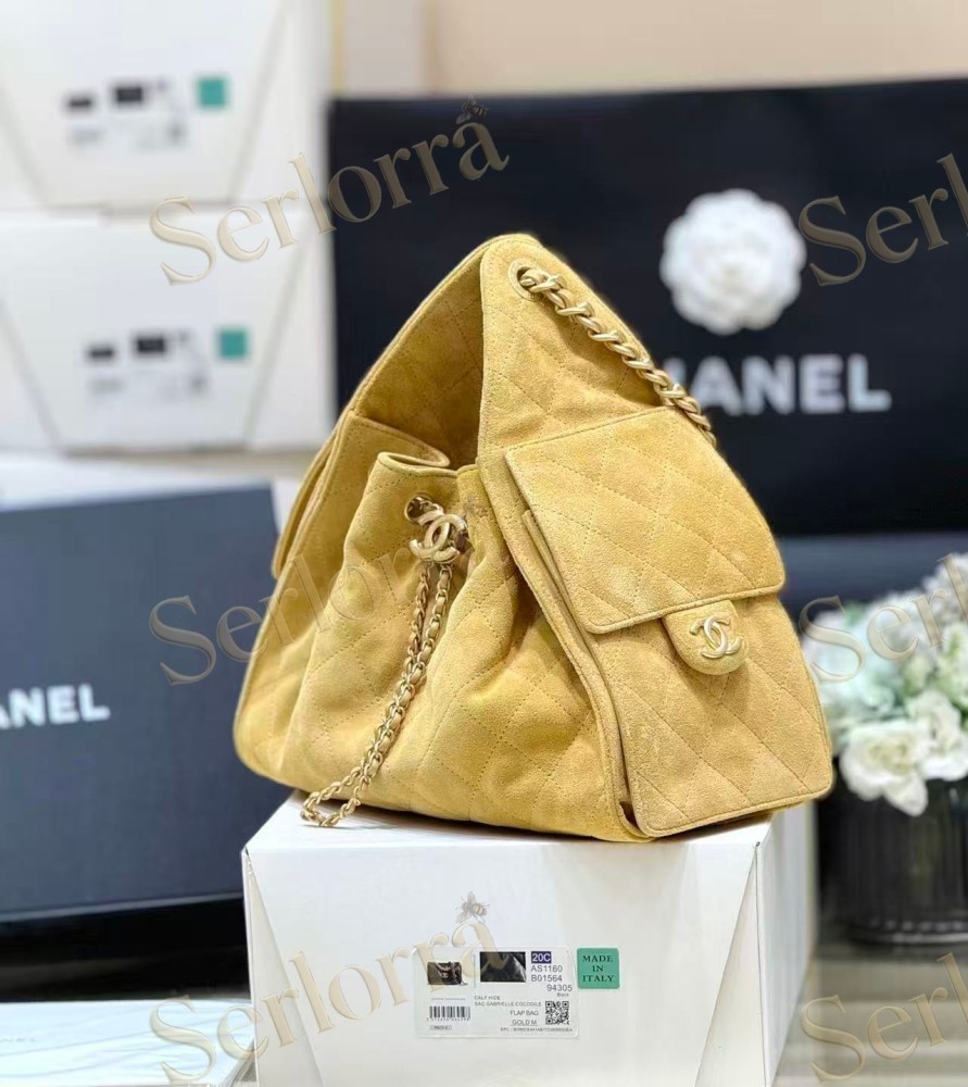 CHANEL MASTER 25 SMALL SUEDED CALFSKIN HANDBAG