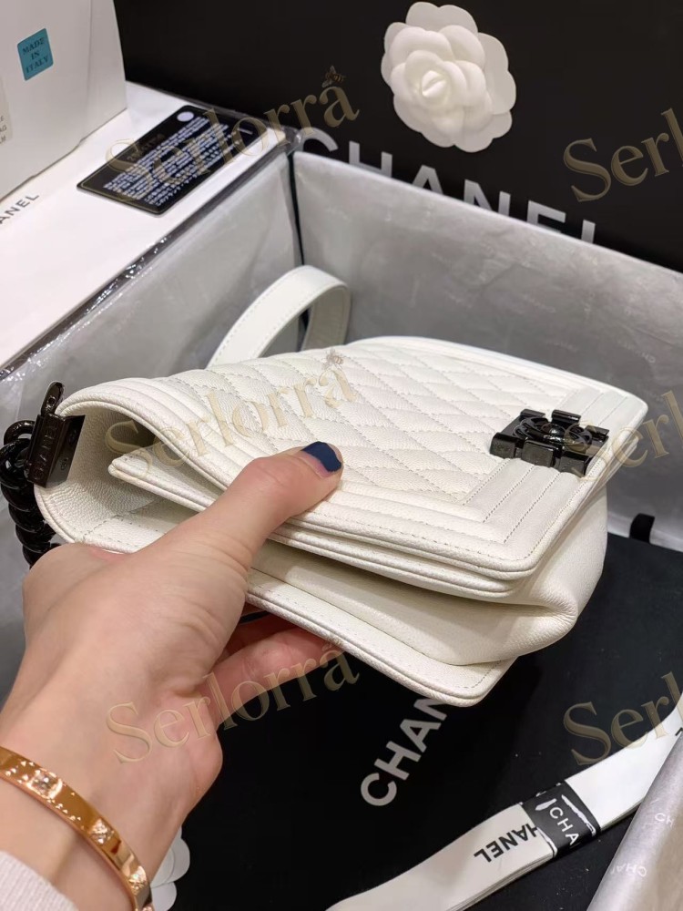 CHANEL MASTER SMALL BOY HAAS CALFSKIN