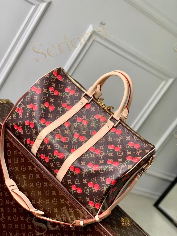 LOUIS VUITTON MURAKAMI LV X TM KEEPALL BANDOULIÈRE 45