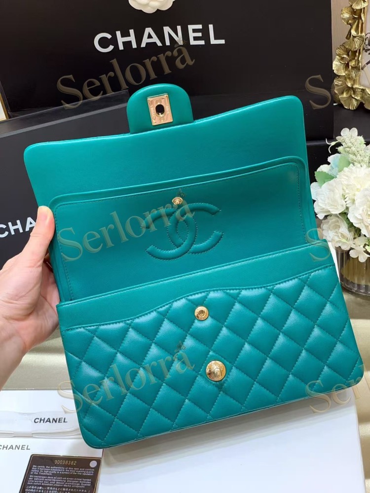 CHANEL MASTER MEDIUM GR LAMBSKIN CLASSIC FLAP