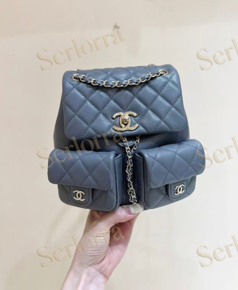 CHANEL MASTER LARGE HAAS GRAINED CALFSKIN DUMA BACKPACK