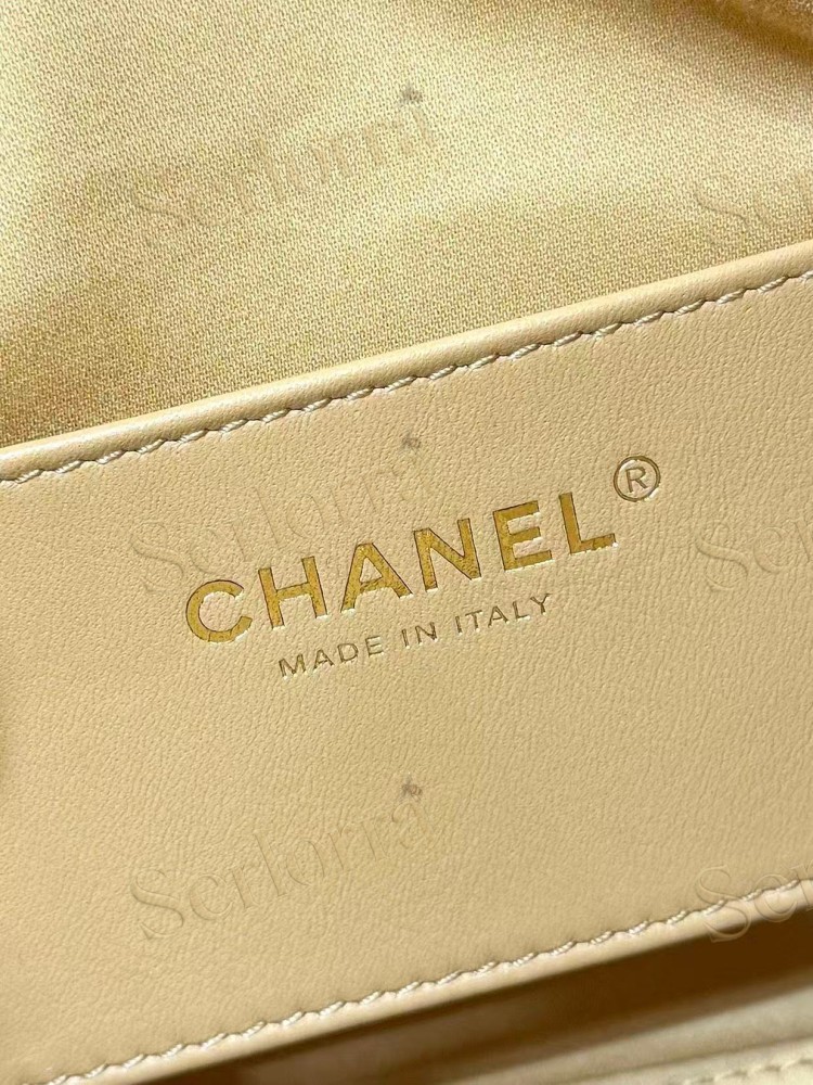 CHANEL MASTER 25 SMALL SUEDED CALFSKIN HANDBAG