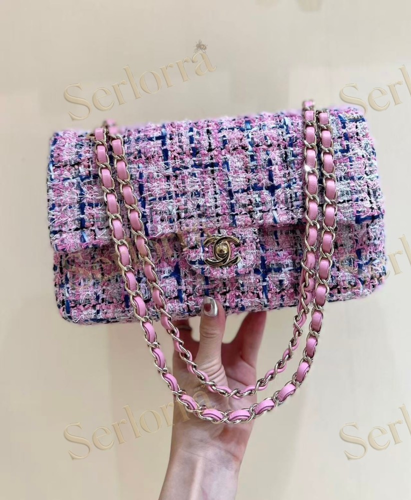 CHANEL MASTER MEDIUM TWEED CLASSIC FLAP
