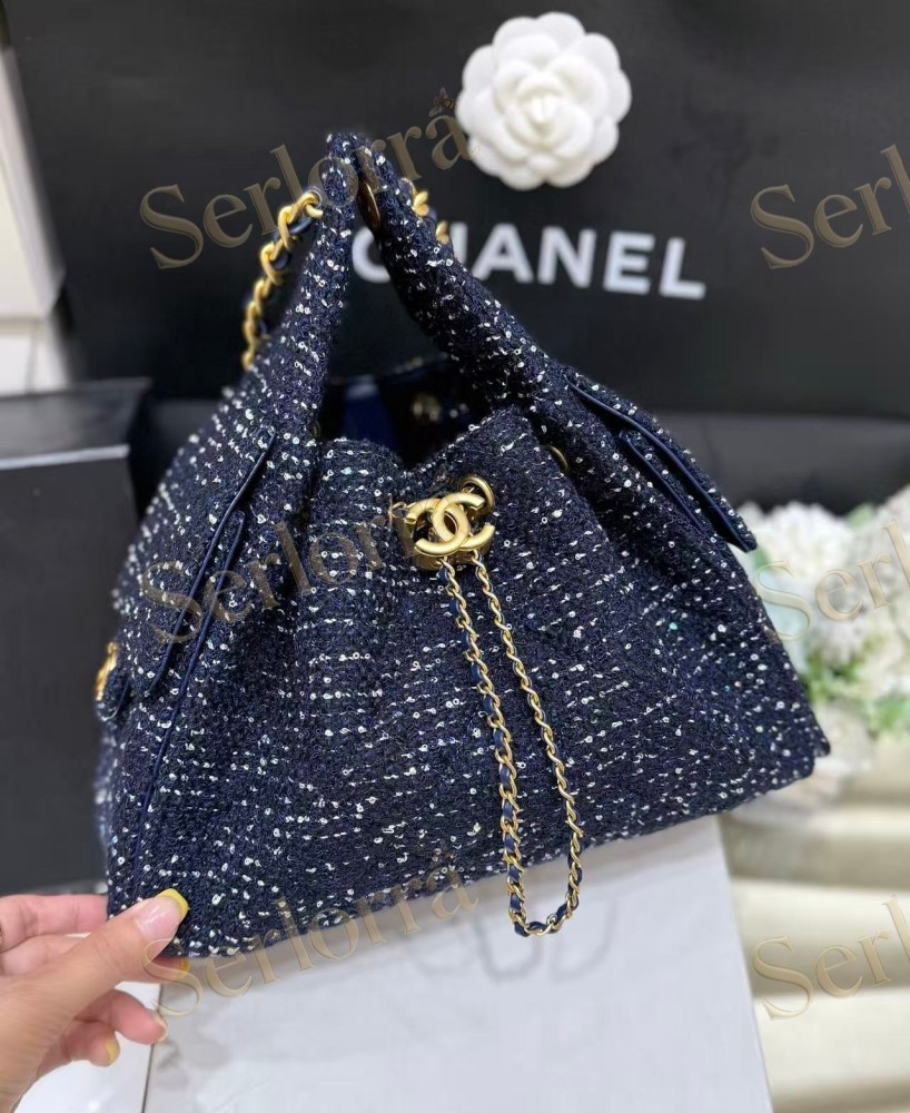 CHANEL MASTER 25 SMALL LOIO PIANA TWEED HANDBAG