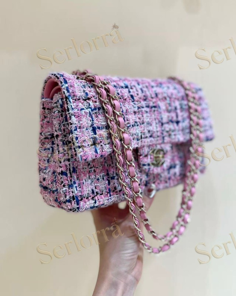 CHANEL MASTER MEDIUM TWEED CLASSIC FLAP