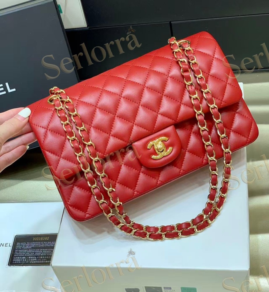 CHANEL MASTER MEDIUM GR LAMBSKIN CLASSIC FLAP