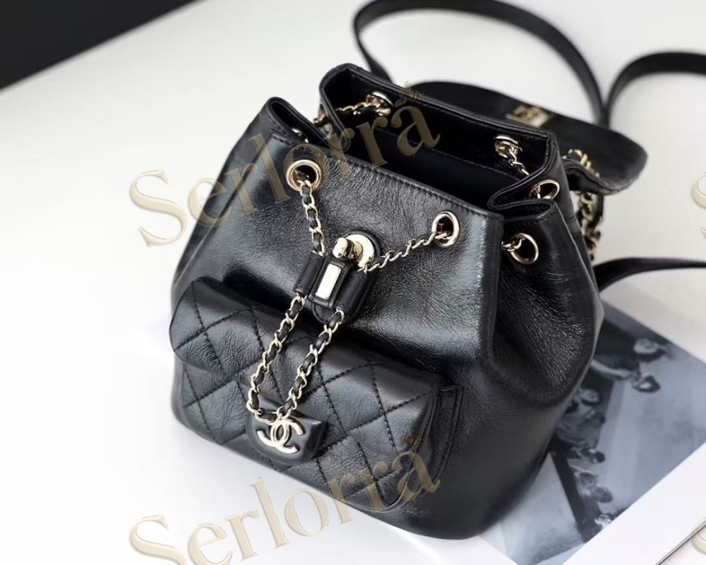 CHANEL MASTER ONDA VERDA CALFSKIN DUMA BACKPACK