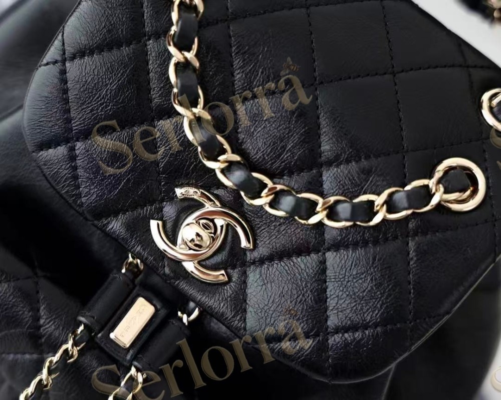 CHANEL MASTER ONDA VERDA CALFSKIN DUMA BACKPACK