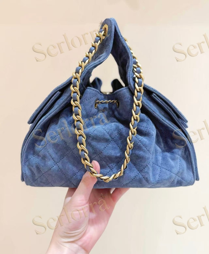 CHANEL MASTER 25 SMALL SUEDED CALFSKIN HANDBAG