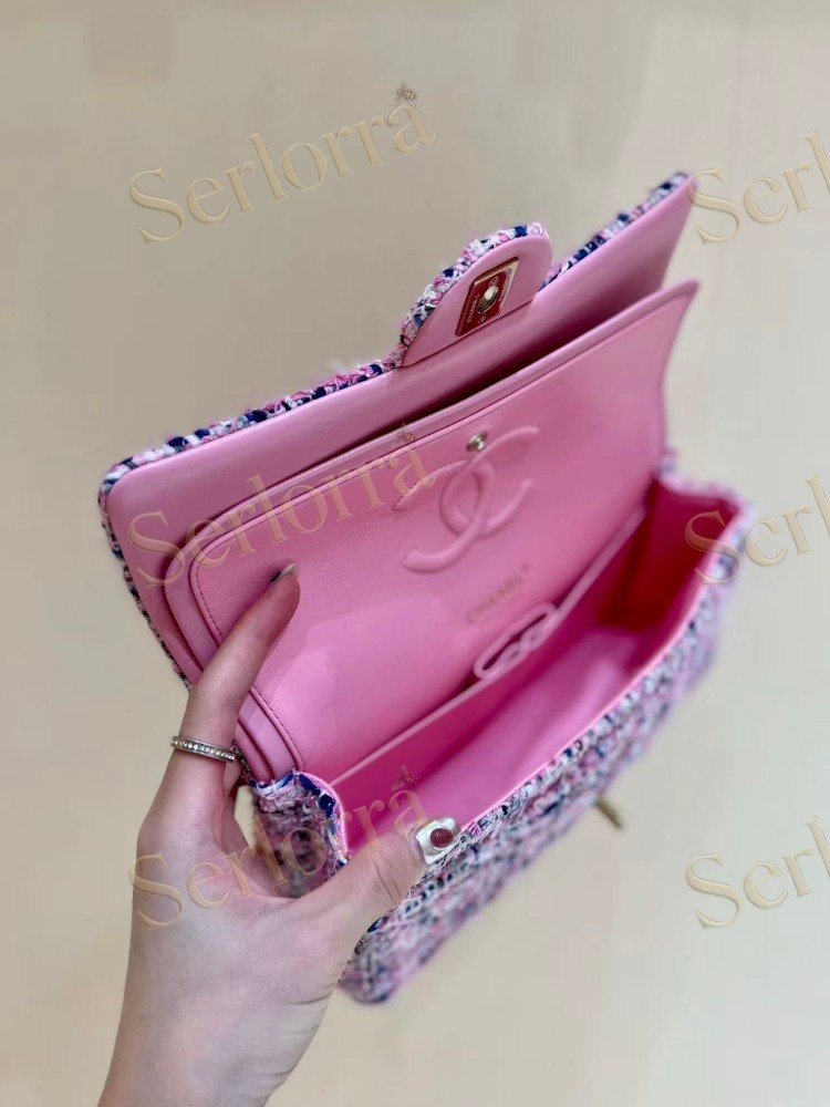 CHANEL MASTER MEDIUM TWEED CLASSIC FLAP