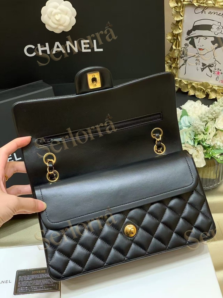 CHANEL MASTER MEDIUM GR LAMBSKIN CLASSIC FLAP