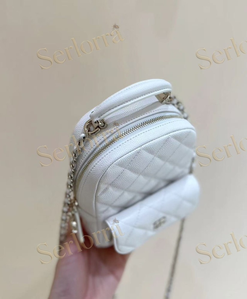 CHANEL MASTER CLASSIC HAAS CALFSKIN BACKPACK QUILTED CAVIAR MINI