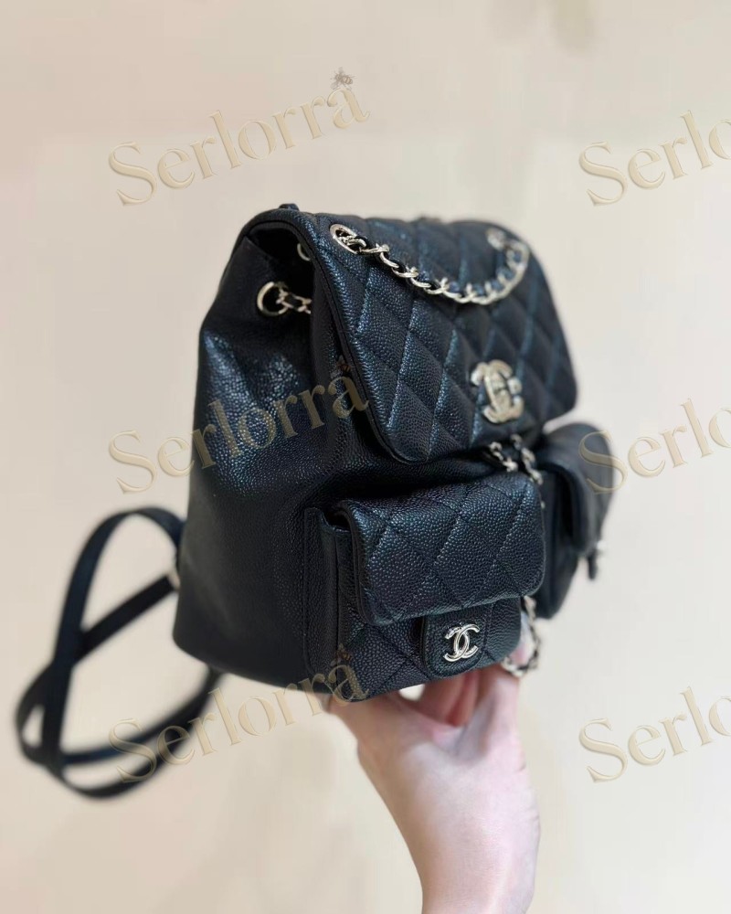 CHANEL MASTER LARGE HAAS GRAINED CALFSKIN DUMA BACKPACK