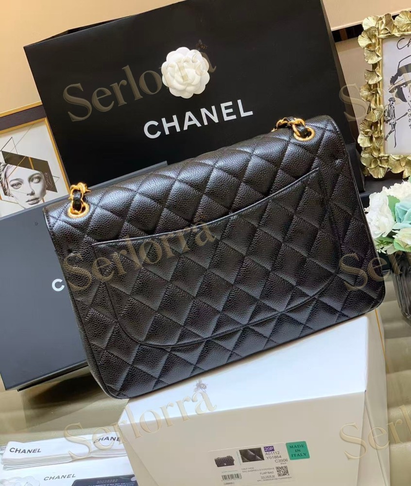 CHANEL MASTER LARGE HAAS CALFSKIN CLASSIC FLAP HANGBAG