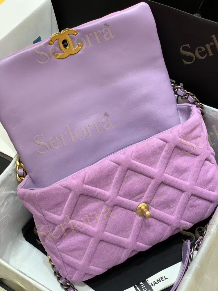CHANEL MASTER MAXI 19 MESH FLAP WITH TWO-TONE CHAIN