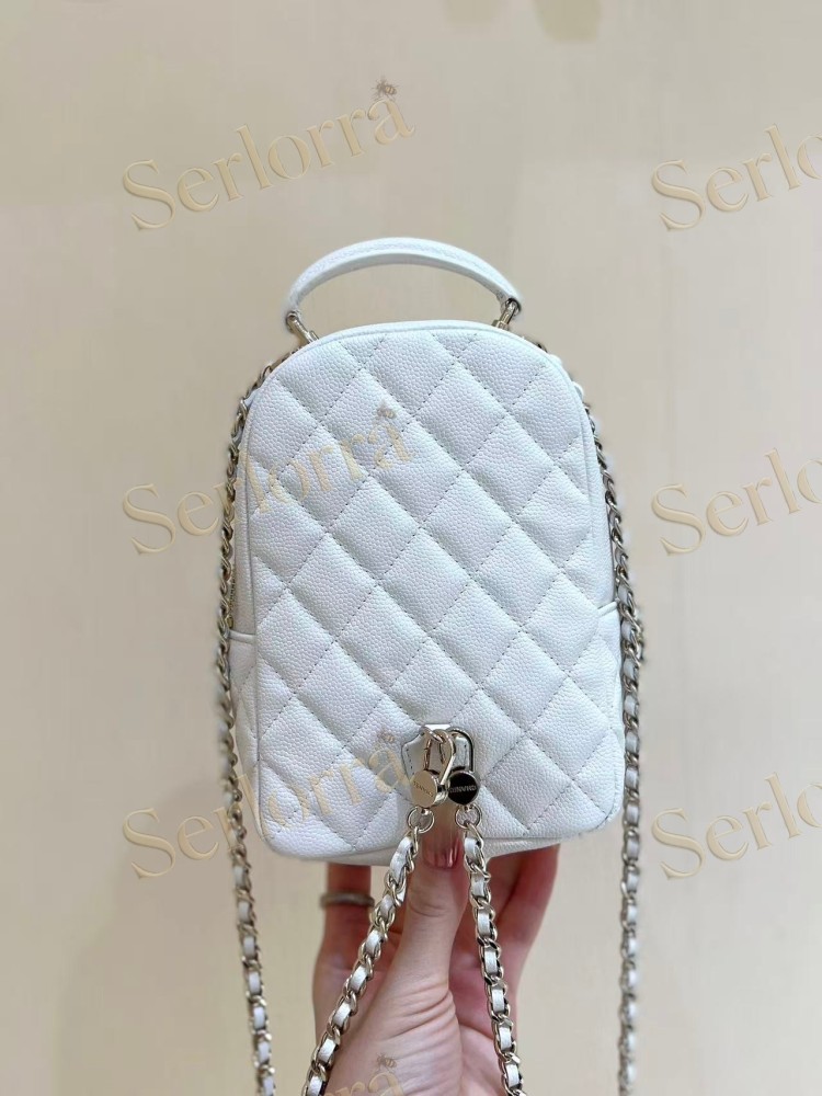 CHANEL MASTER CLASSIC HAAS CALFSKIN BACKPACK QUILTED CAVIAR MINI