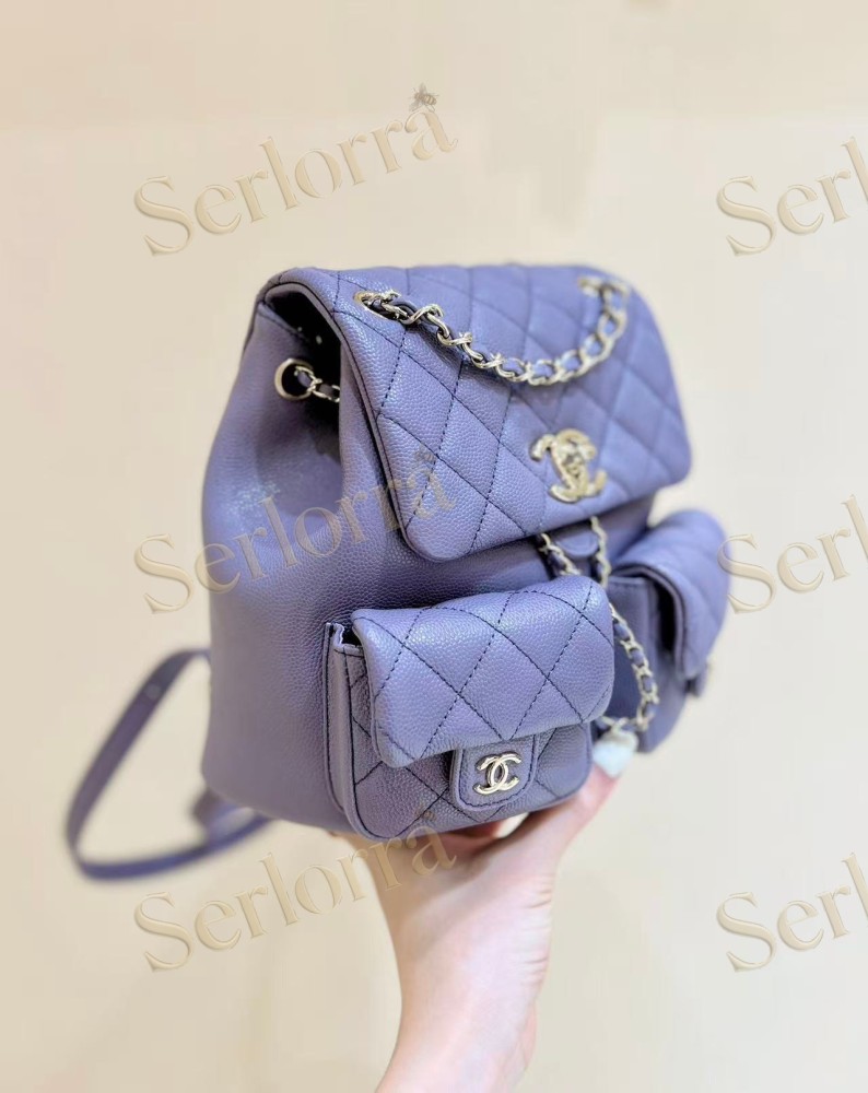 CHANEL MASTER LARGE HAAS GRAINED CALFSKIN DUMA BACKPACK