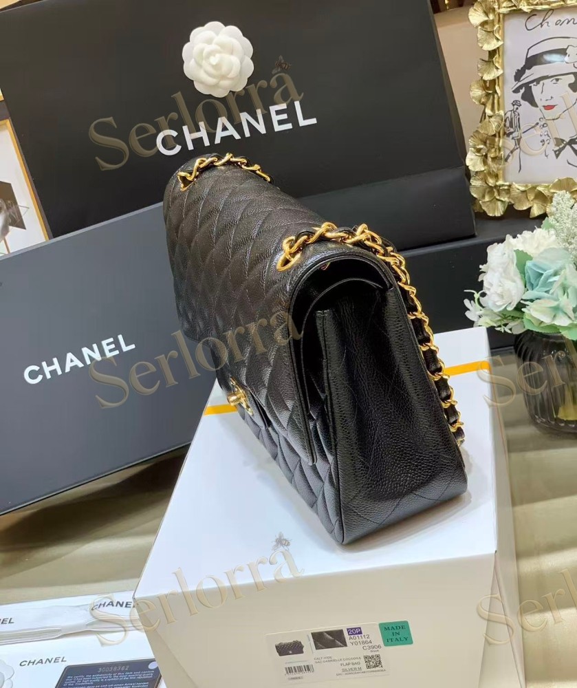 CHANEL MASTER LARGE HAAS CALFSKIN CLASSIC FLAP HANGBAG