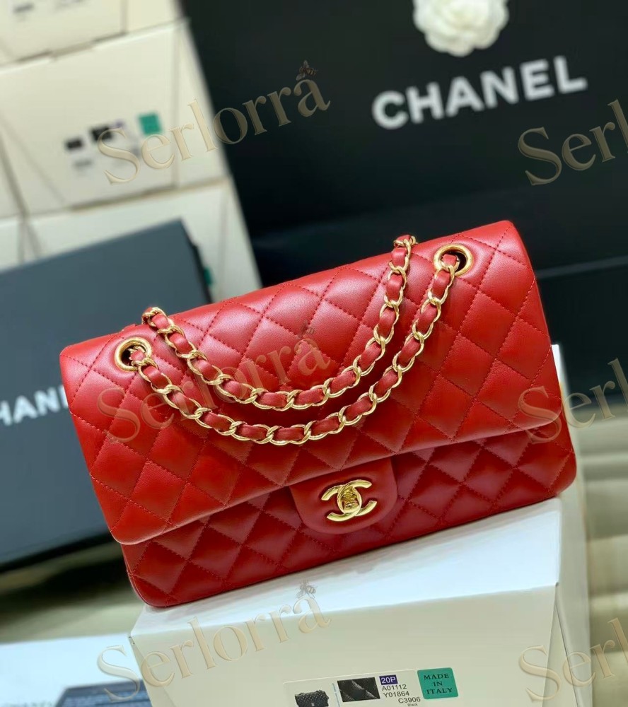 CHANEL MASTER MEDIUM GR LAMBSKIN CLASSIC FLAP