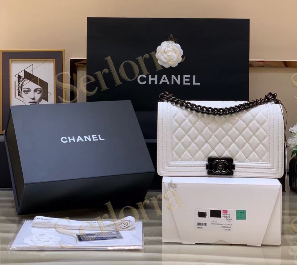 CHANEL MASTER SMALL BOY HAAS CALFSKIN