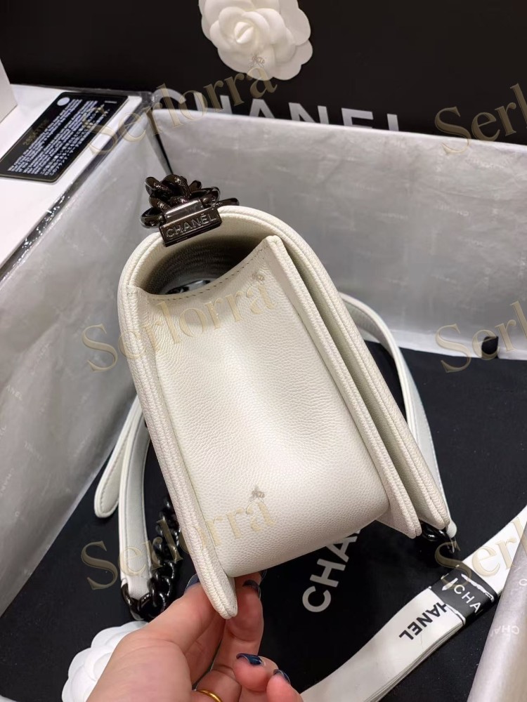 CHANEL MASTER SMALL BOY HAAS CALFSKIN