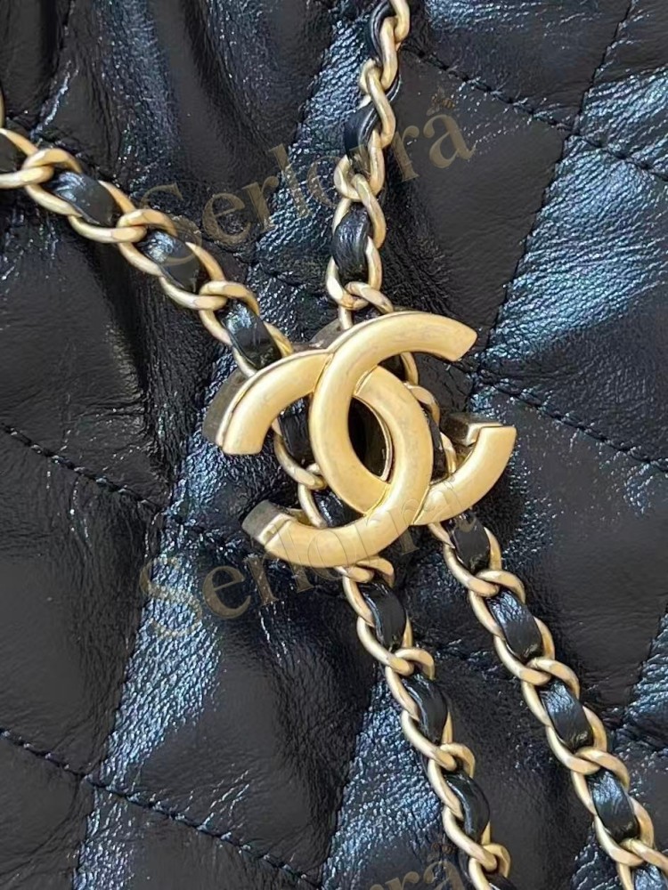 CHANEL MASTER 25 SMALL ONDA VERDE CALFSKIN HANDBAG