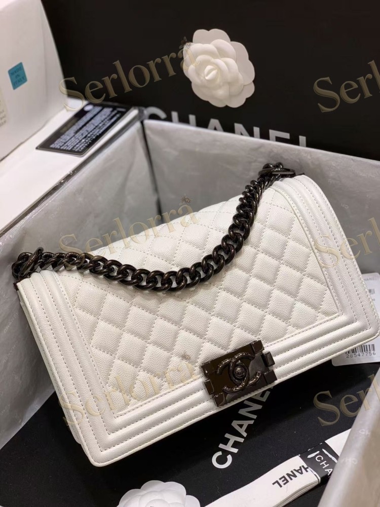 CHANEL MASTER SMALL BOY HAAS CALFSKIN