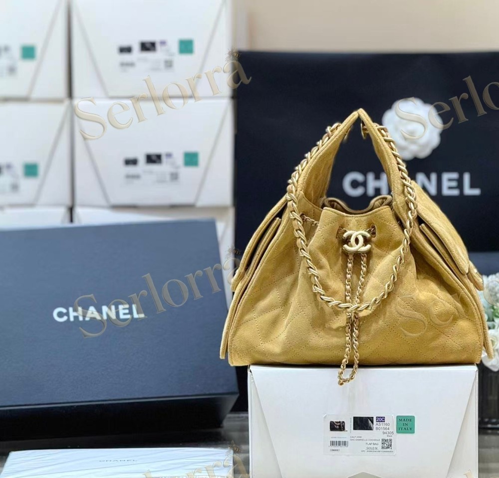 CHANEL MASTER 25 SMALL SUEDED CALFSKIN HANDBAG