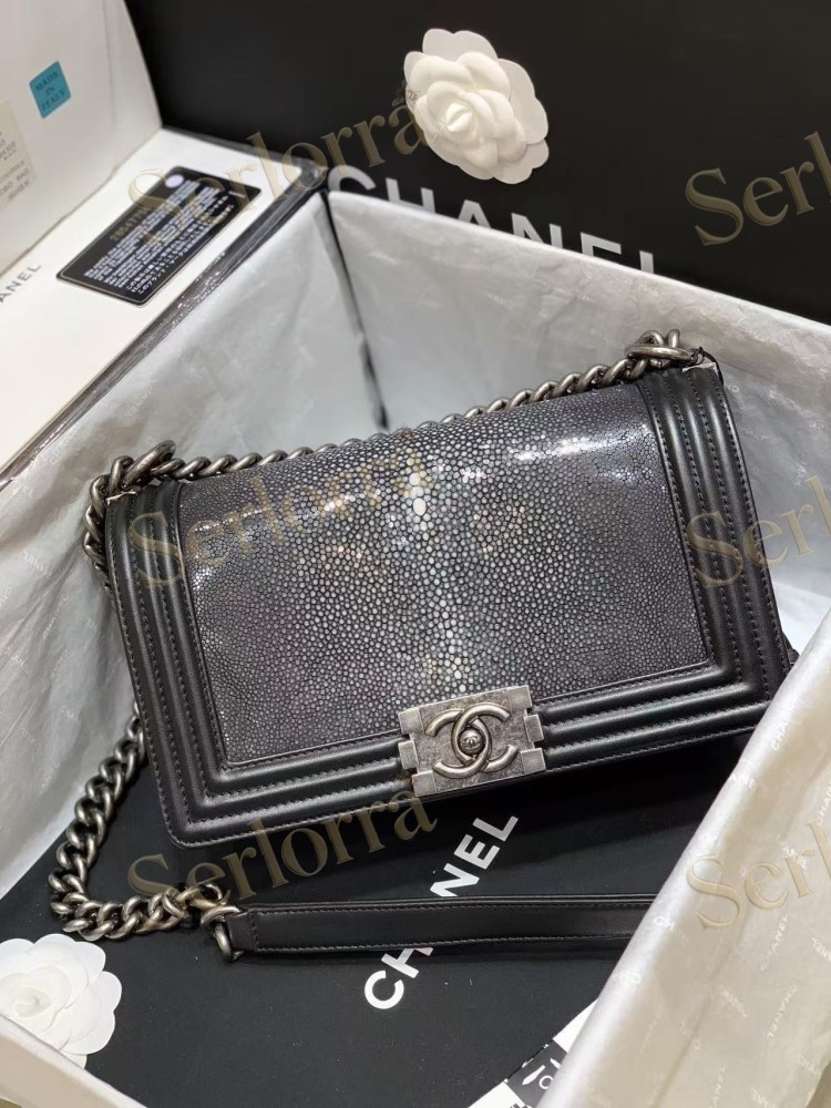 CHANEL MASTER MEDIUM BOY STINGRAY