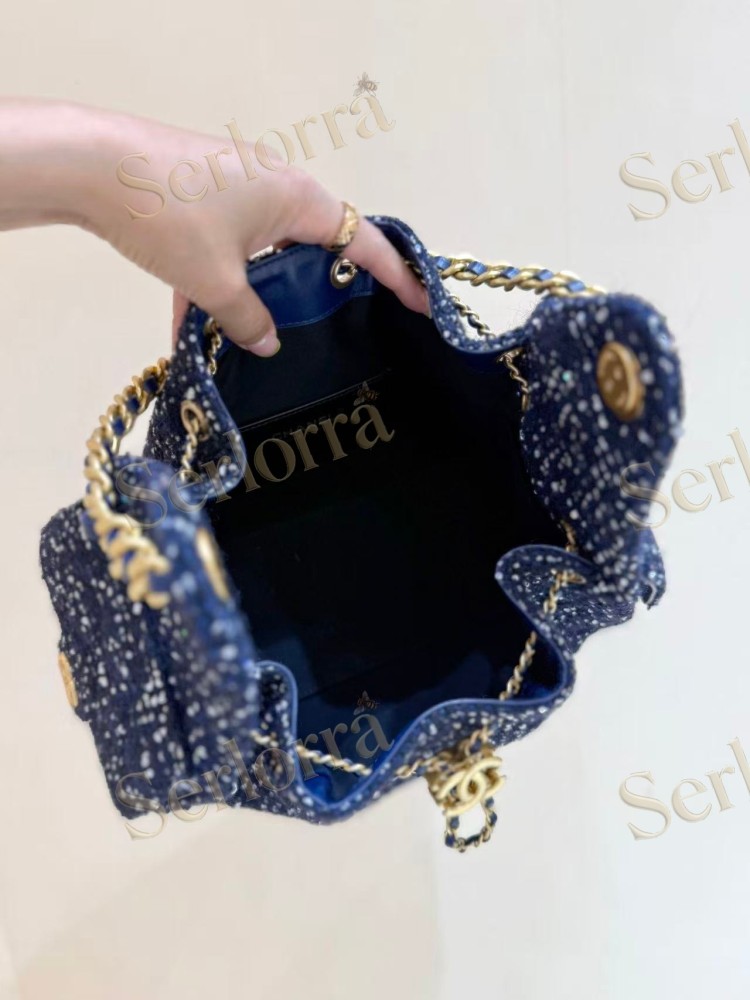 CHANEL MASTER 25 SMALL LOIO PIANA TWEED HANDBAG