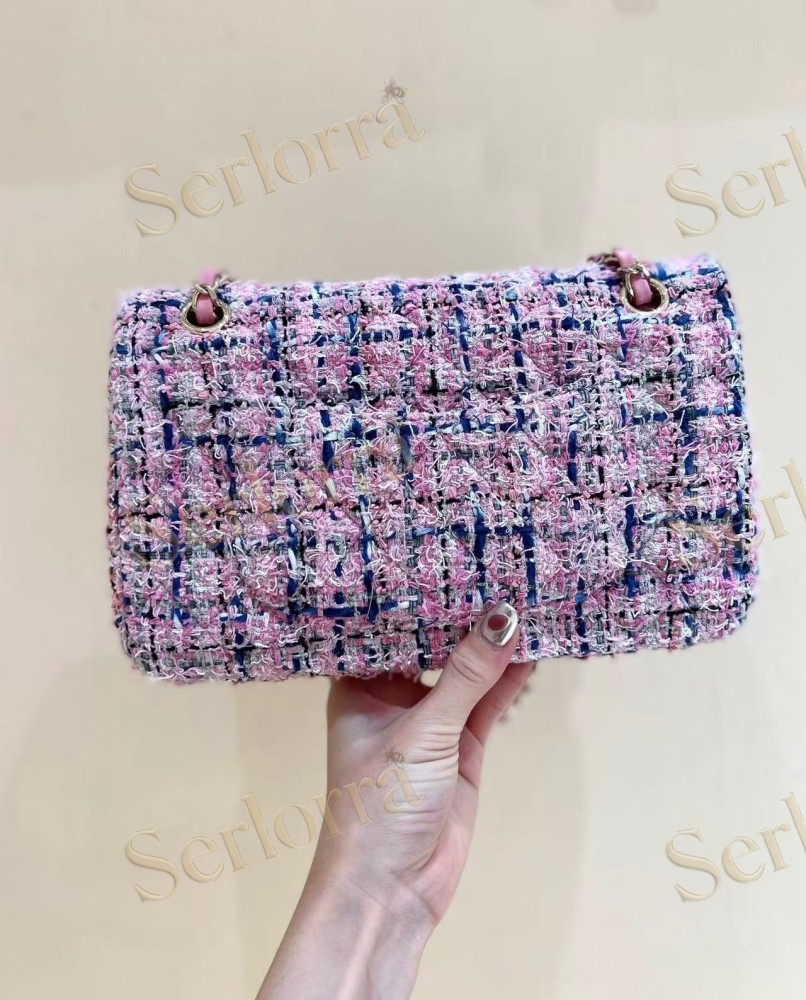 CHANEL MASTER MEDIUM TWEED CLASSIC FLAP