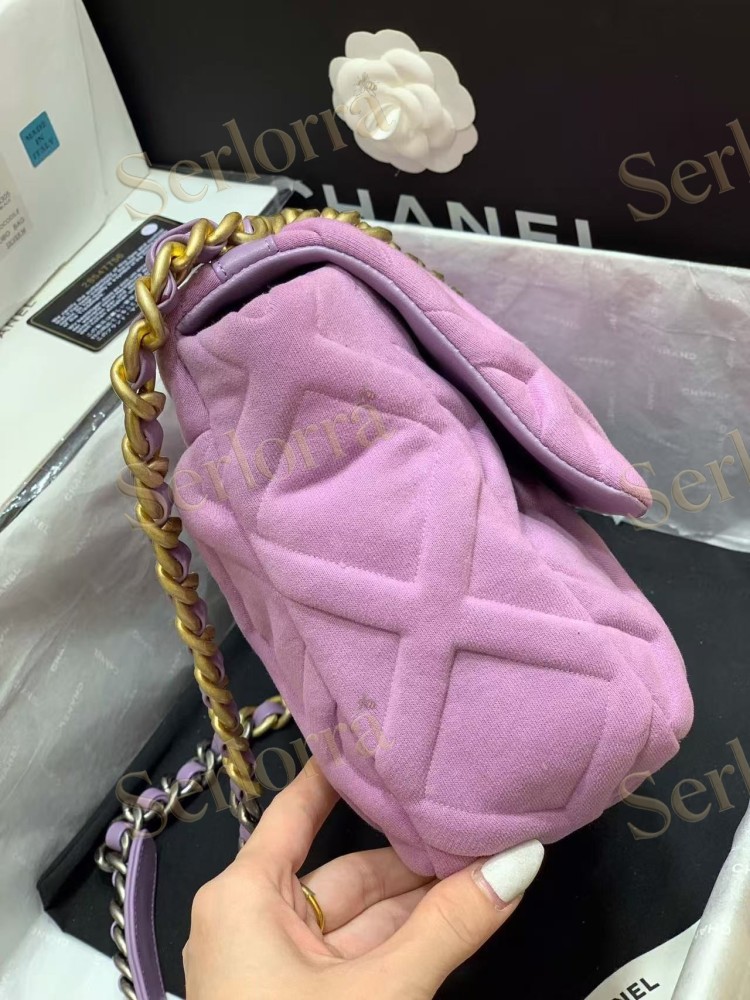 CHANEL MASTER MAXI 19 MESH FLAP WITH TWO-TONE CHAIN