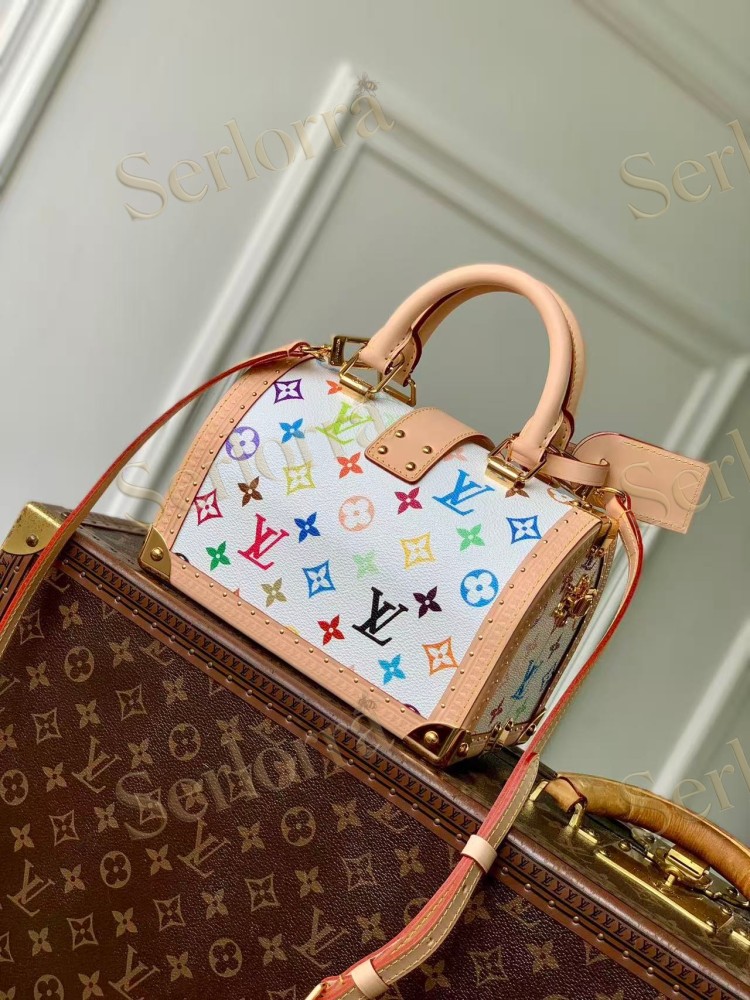 LOUIS VUITTON MURAKAMI LV X TM SPEEDY TRUNK 20
