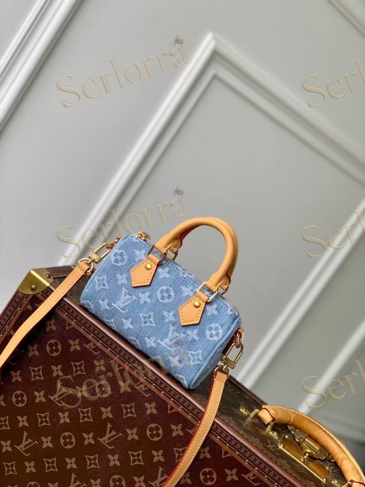 LOUIS VUITTON DENIM NANO SPEEDY