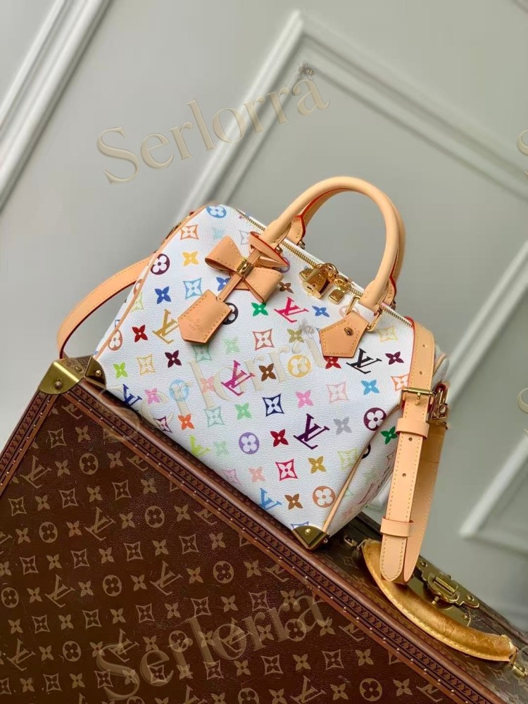LOUIS VUITTON MURAKAMI LV X TM SPEEDY BANDOULIÈRE 25