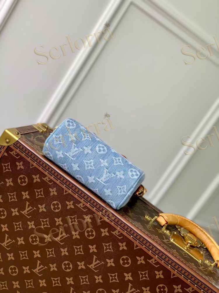 LOUIS VUITTON DENIM NANO SPEEDY