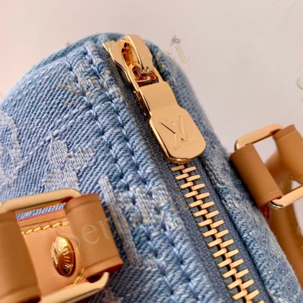 LOUIS VUITTON DENIM NANO SPEEDY