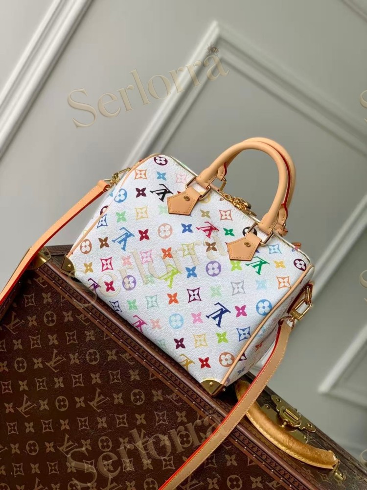 LOUIS VUITTON MURAKAMI LV X TM SPEEDY BANDOULIÈRE 25