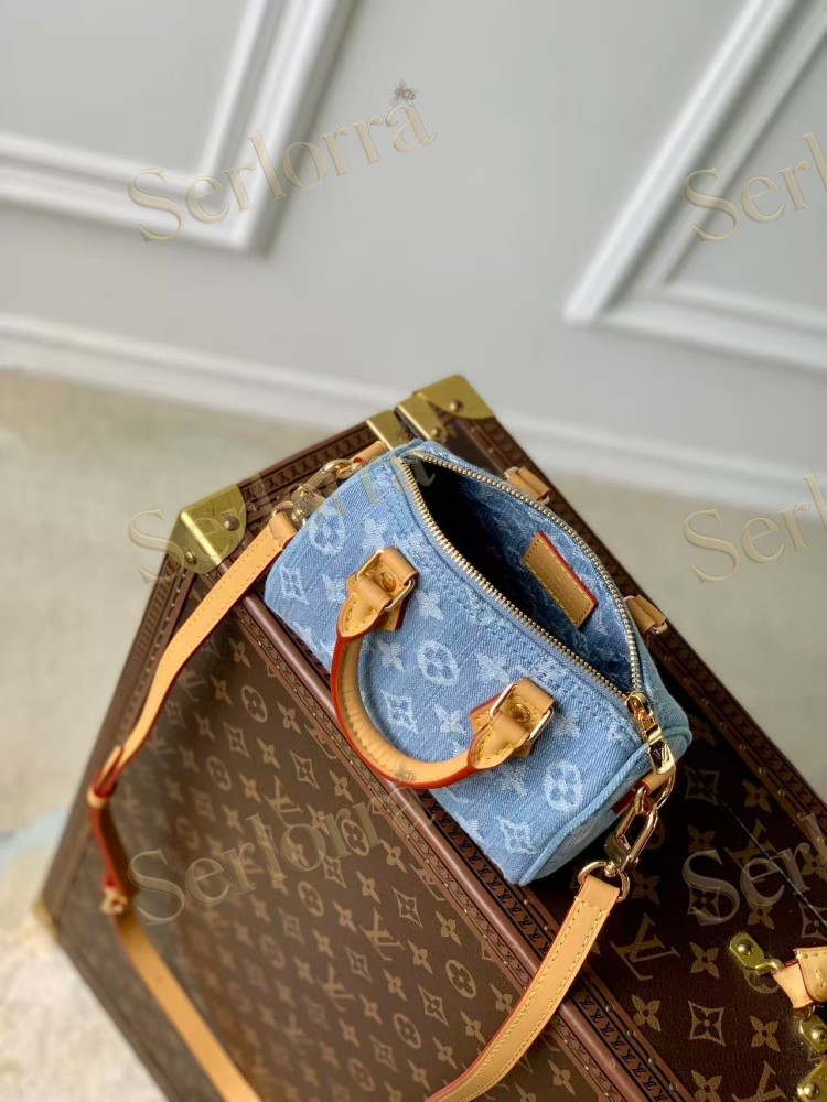 LOUIS VUITTON DENIM NANO SPEEDY