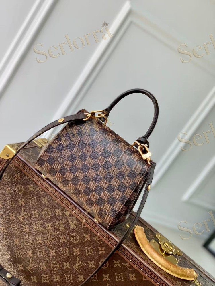 LOUIS VUITTON CLUNY MINI BROWN HANDBAG