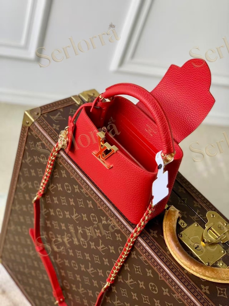 LOUIS VUITTON CAPUCINES EAST-WEST MINI