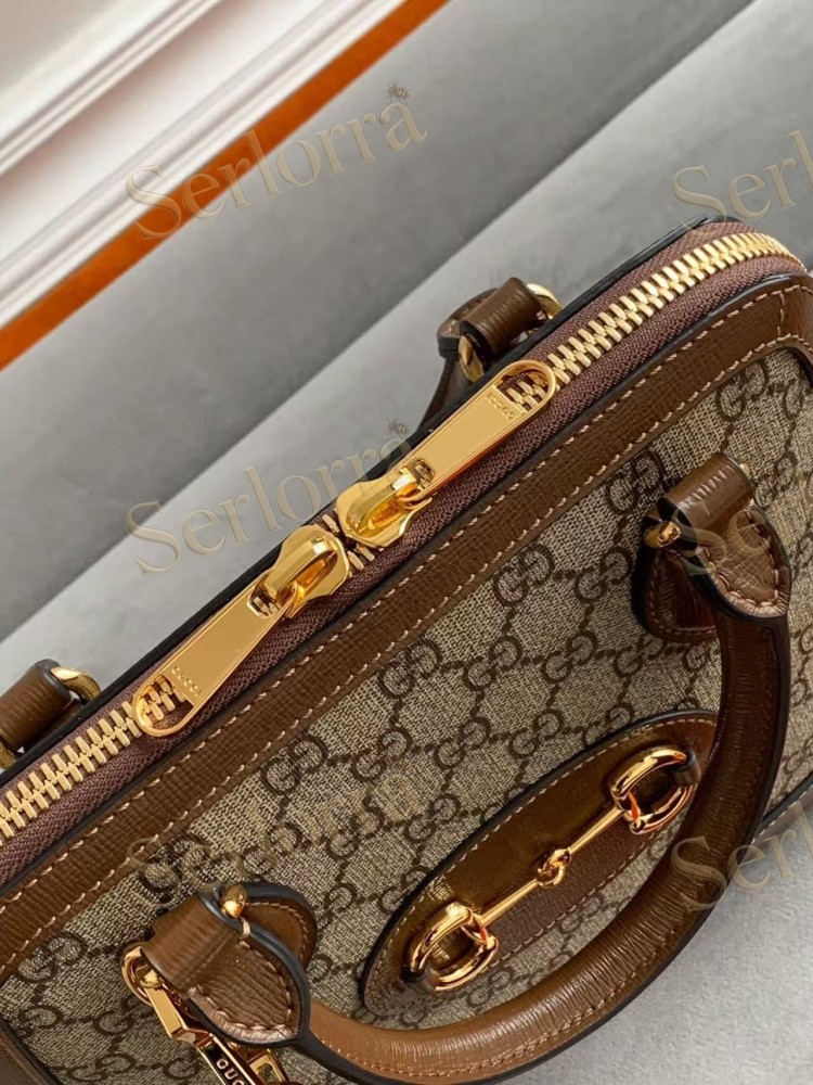 GUCCI HORSEBIT 1955 SMALL TOP HANDLE BAG