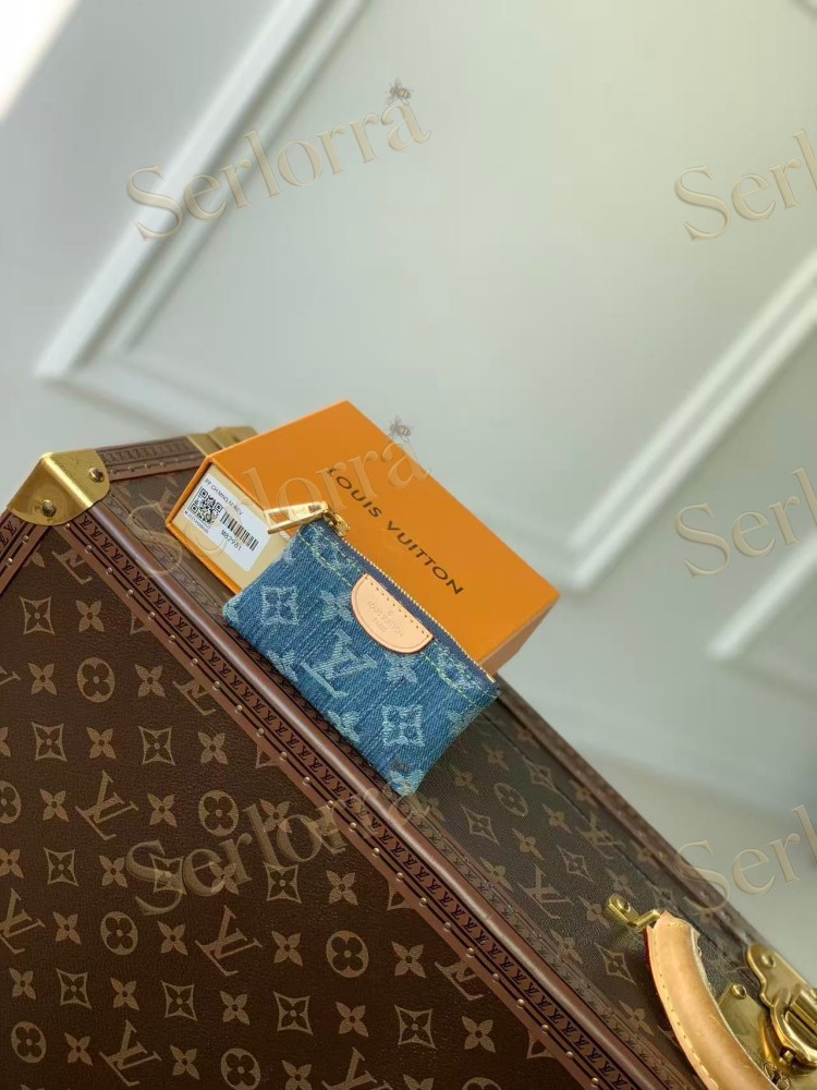 LOUIS VUITTON DENIM KEY POUCH