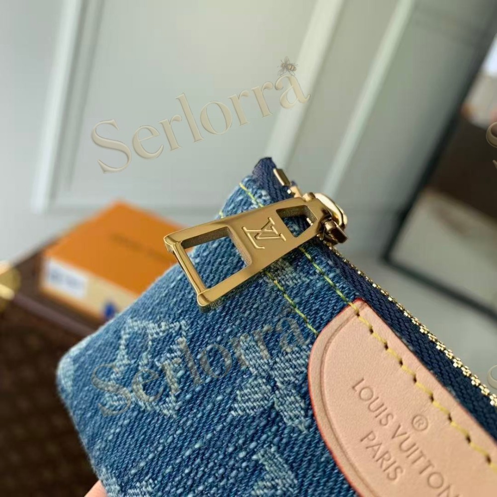 LOUIS VUITTON DENIM KEY POUCH